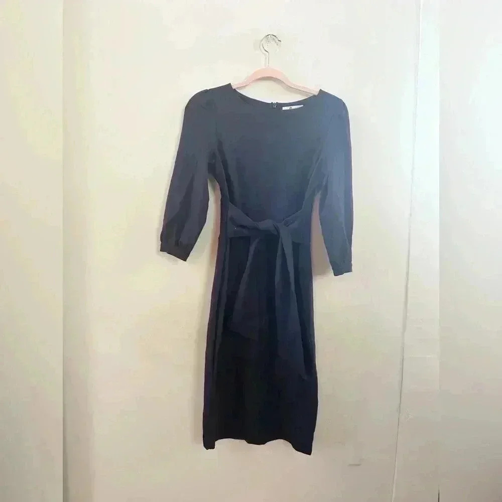 Boden‎ midi tie waist dress 2 petite